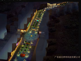 广西都安商业街照明设计