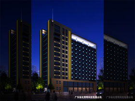 广西机电工程学校夜景照明设计