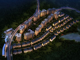 長沙(sha)恆大文化旅游城夜景照明設計