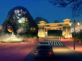 廣西(xi)樂養城(cheng)景觀照明設計