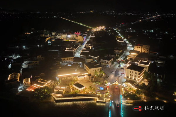 海丰乡村示范基地夜景照明设计施工