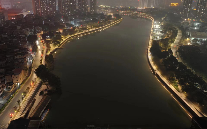 东莞三江六岸滨水岸线示范段项目二期工程景观照明工程