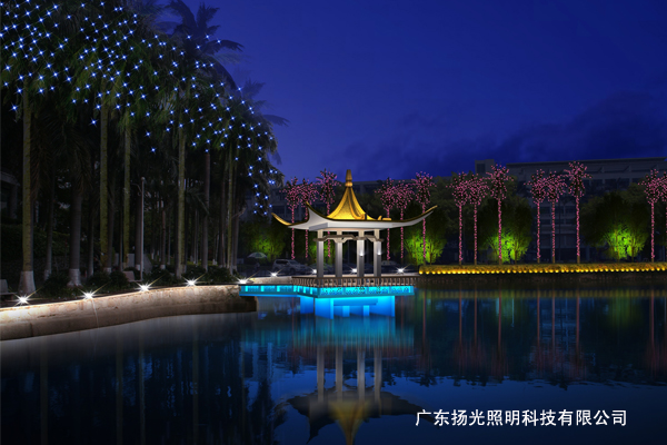 广州华南理工大学堤岸照明设计