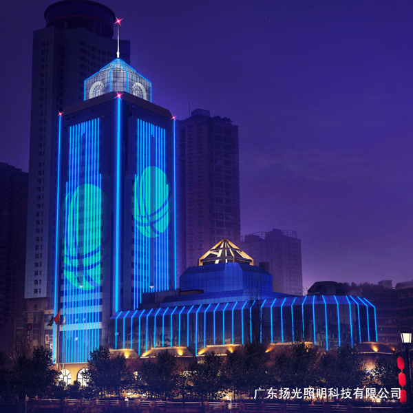 贵阳电网大楼夜景照明设计