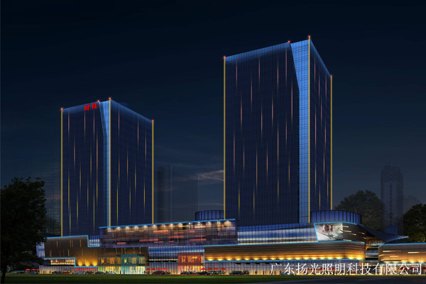 山西万豪华府夜景亮化设计