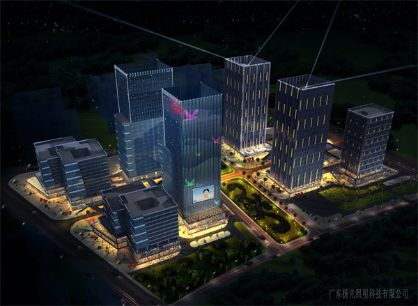 中国铁建南方总部商业综合体灯光设计