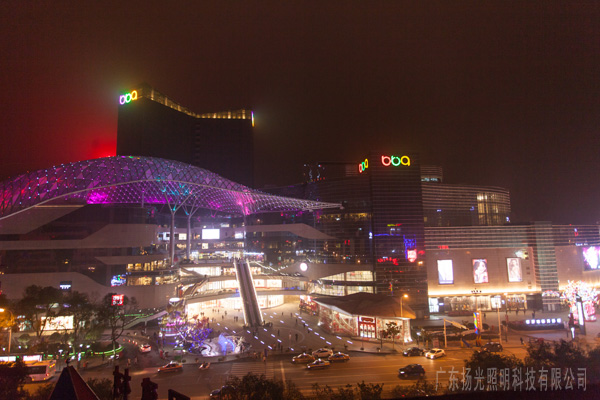 湖南步步高商业综合体夜景照明
